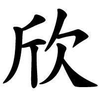 欣 meaning|欣